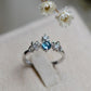 March Aquamarine Birthstone Ring - Birthmonth Deals