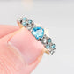 March Aquamarine Birthstone Ring - Birthmonth Deals