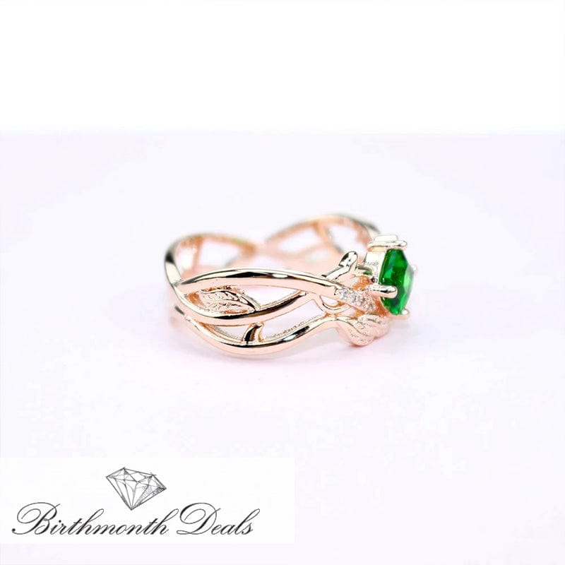 May Emerald Birthstone Ring - Birthmonth Deals