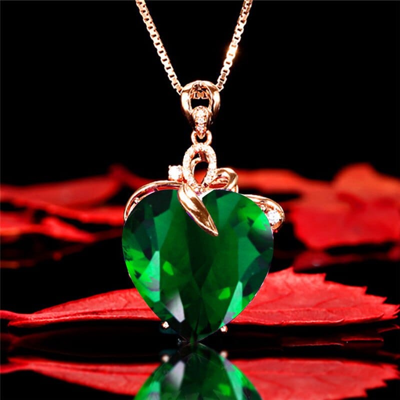 May Emerald Necklace - Birthmonth Deals