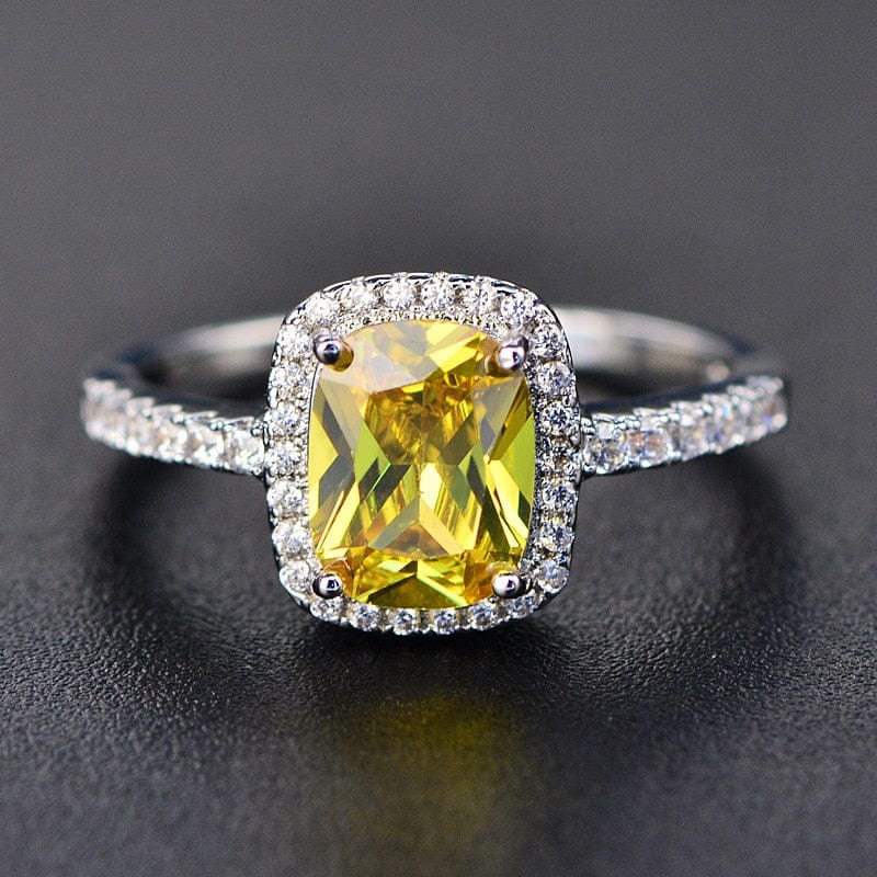 November Citrine Birthstone Ring - Birthmonth Deals