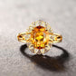 November Topaz Birthstone Ring - Birthmonth Deals