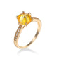 November Topaz Birthstone Ring - Birthmonth Deals