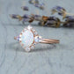 October Opal Birthstone Ring - Birthmonth Deals