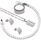 April Diamond Birthstone Jewelry Set