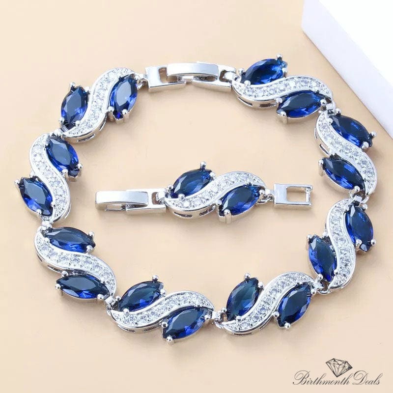 September Sapphire Birthstone Jewelry Set - Birthmonth Deals