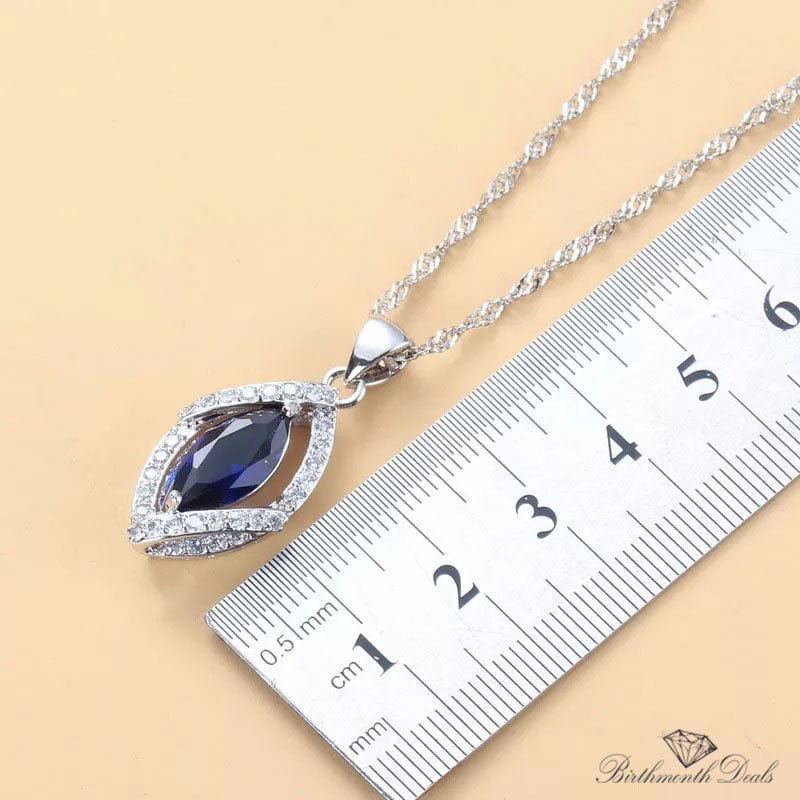 September Sapphire Birthstone Jewelry Set - Birthmonth Deals