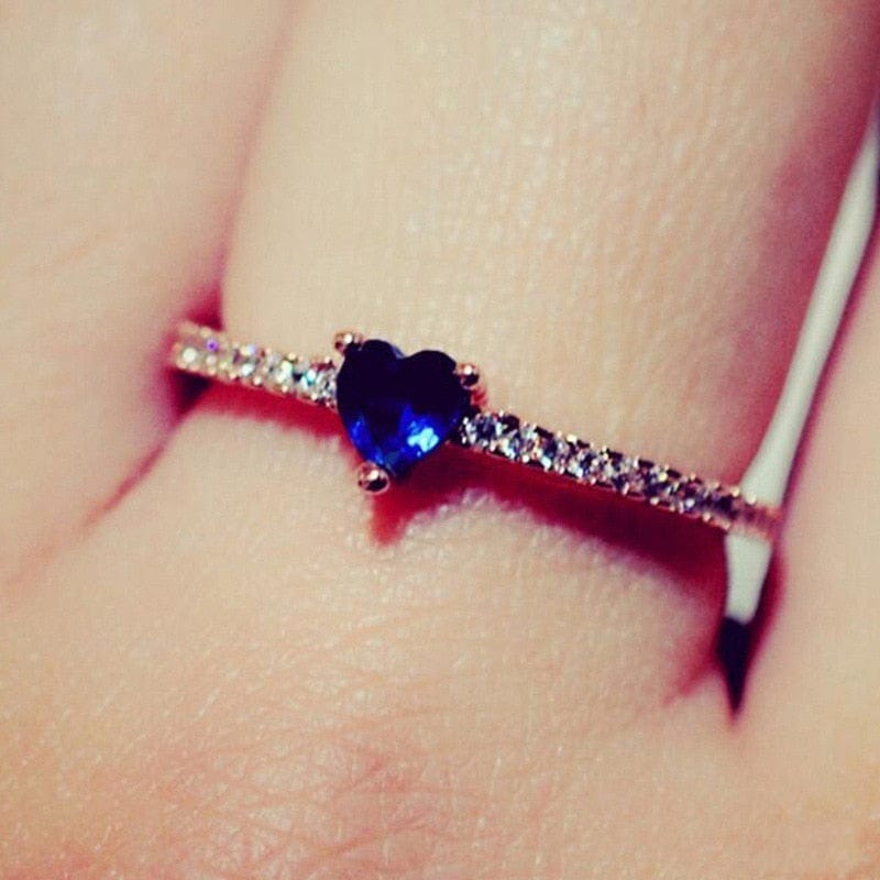 September Sapphire Birthstone Ring - Birthmonth Deals