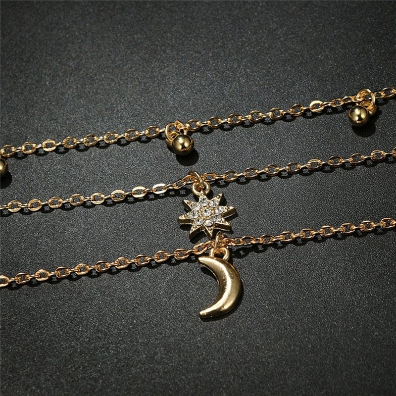 Sun Moon Bohemian Necklace - Birthmonth Deals