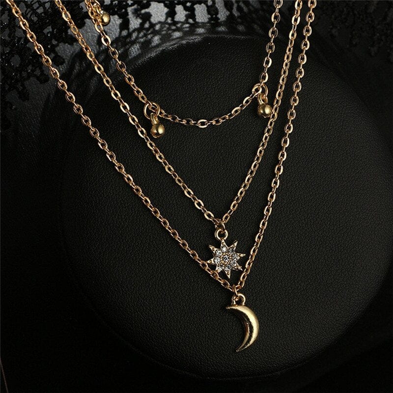 Sun Moon Bohemian Necklace - Birthmonth Deals