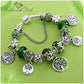 Tree of Life Peridot August Birthstone Charm Bracelet - Birthmonth Deals